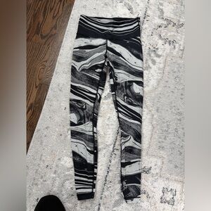 lululemon athletica Black and White Patterned Leggings